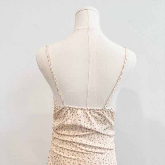 Shein Ditzy Floral Ruched Bodycon Cami Mini Dress Vacation Summer Party Large - Picture 8 of 10